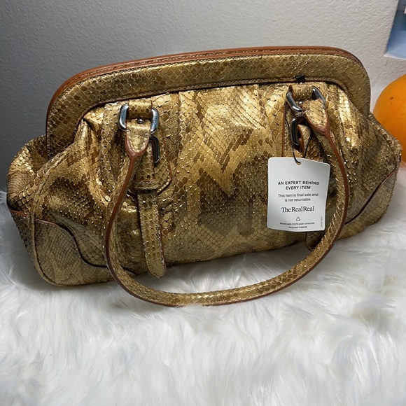 ✨PRADA Pitone Frame Bag w/ Tags - Picture 5 of 12